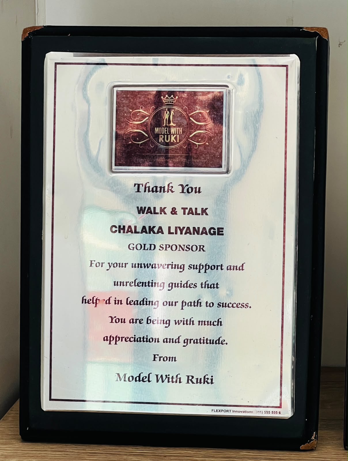 Award Certificate