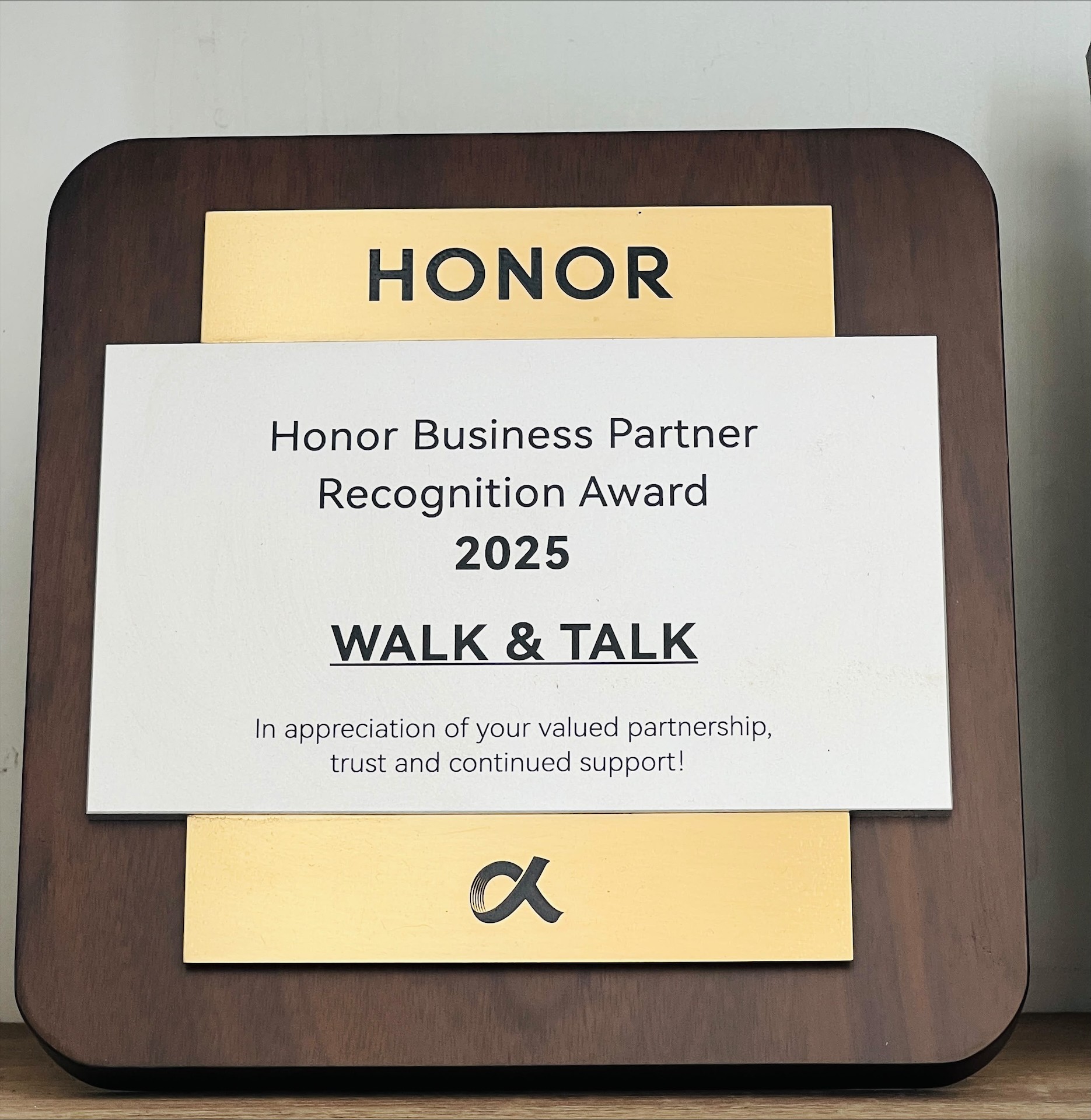 Award Certificate