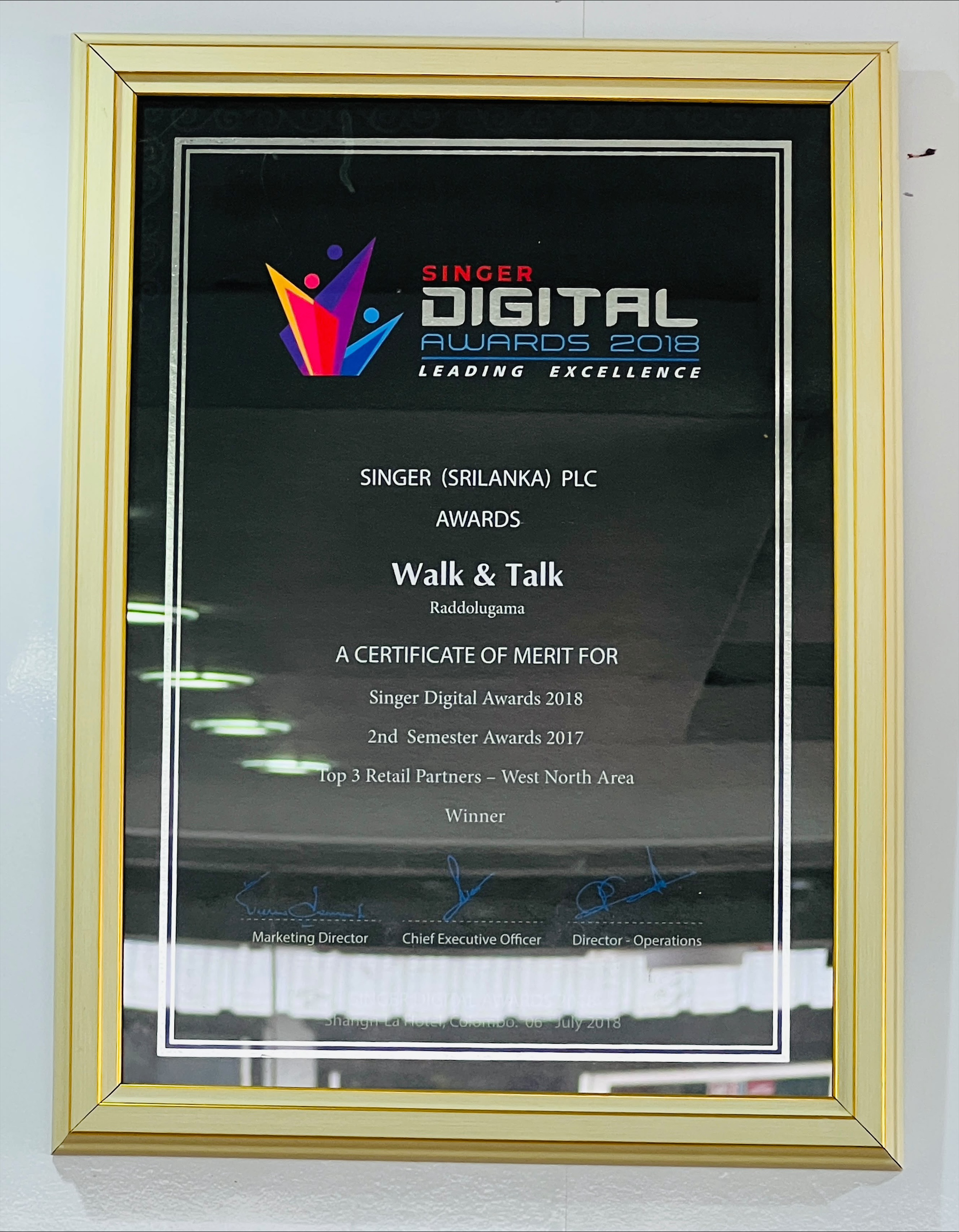 Award Certificate