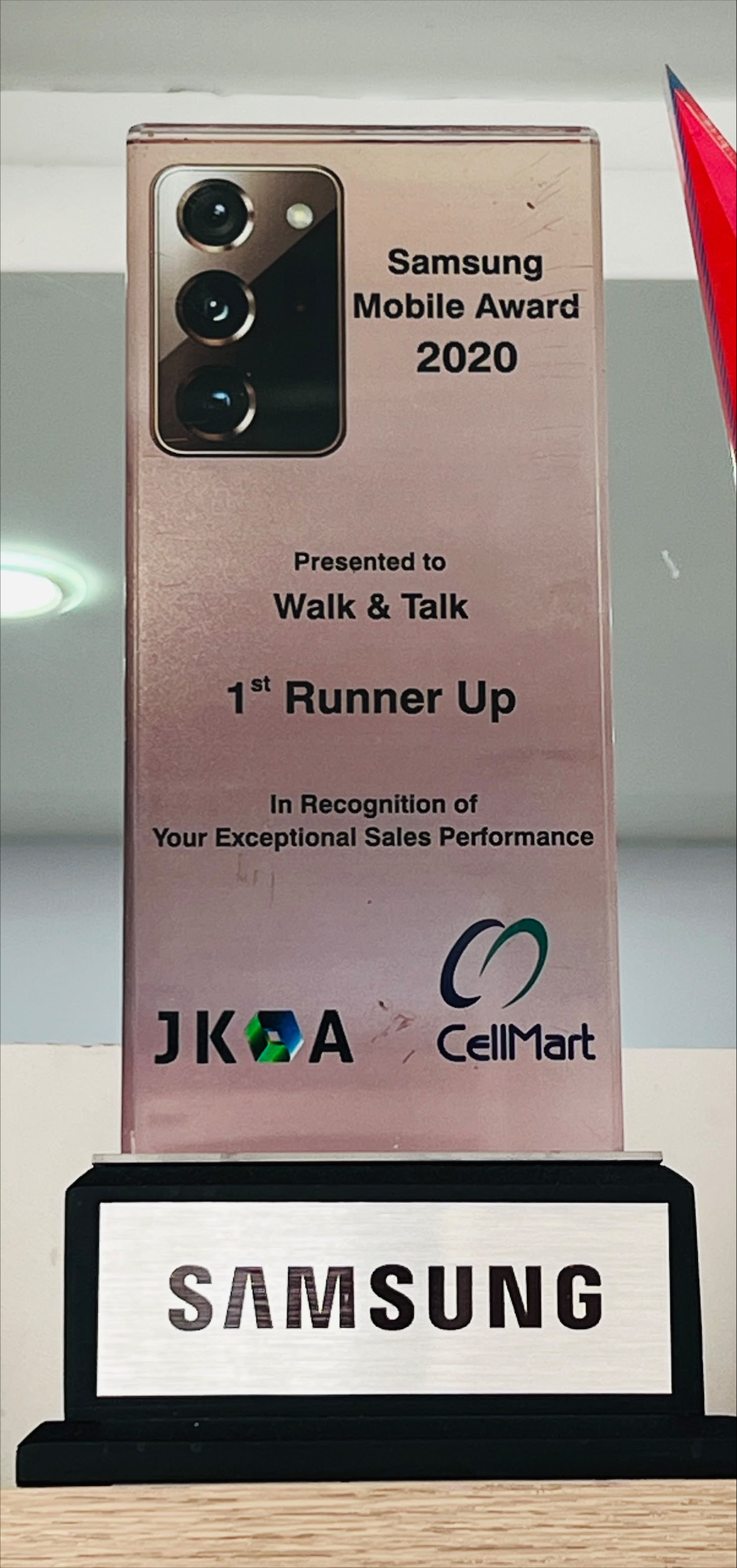 Award Certificate