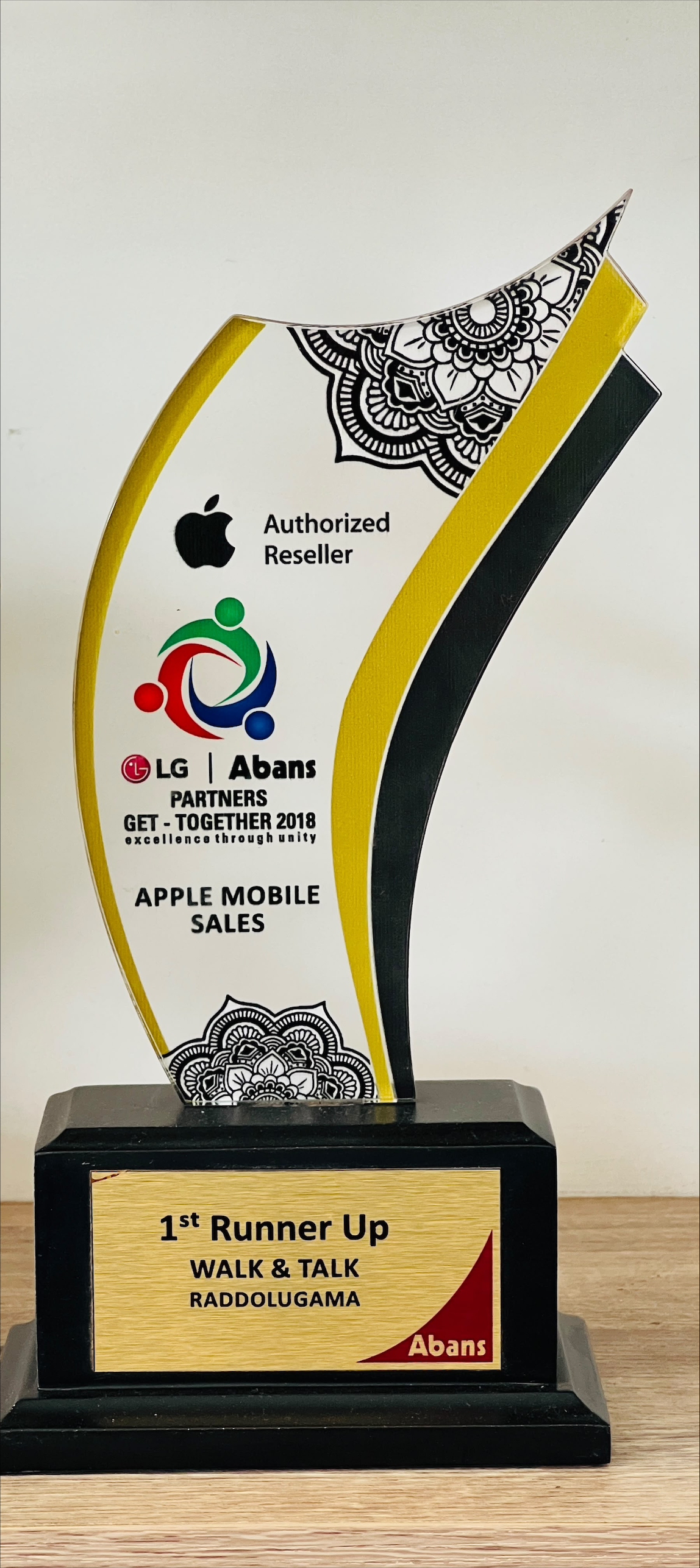 Award Certificate